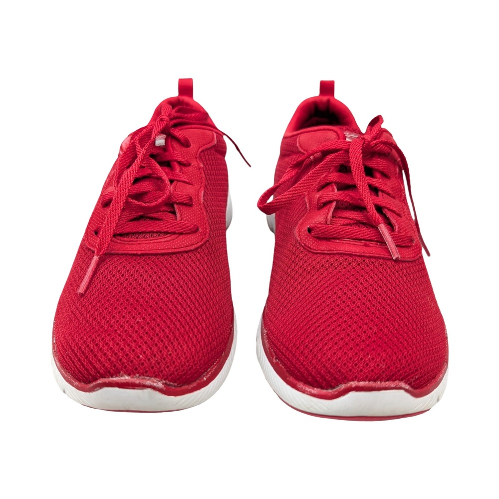 Skechers Lite-Weight 13070 Red Textile Sneakers Mens 8 Running Walking Shoes - Picture 10 of 16